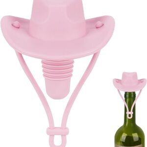 NWT Cowgirl Cowboy Hat Wine Bottle Stopper Cap